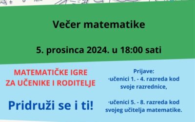 VEČER MATEMATIKE